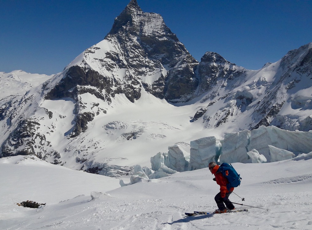 J7 - Esthétique la descente sur le glacier de Valpelline