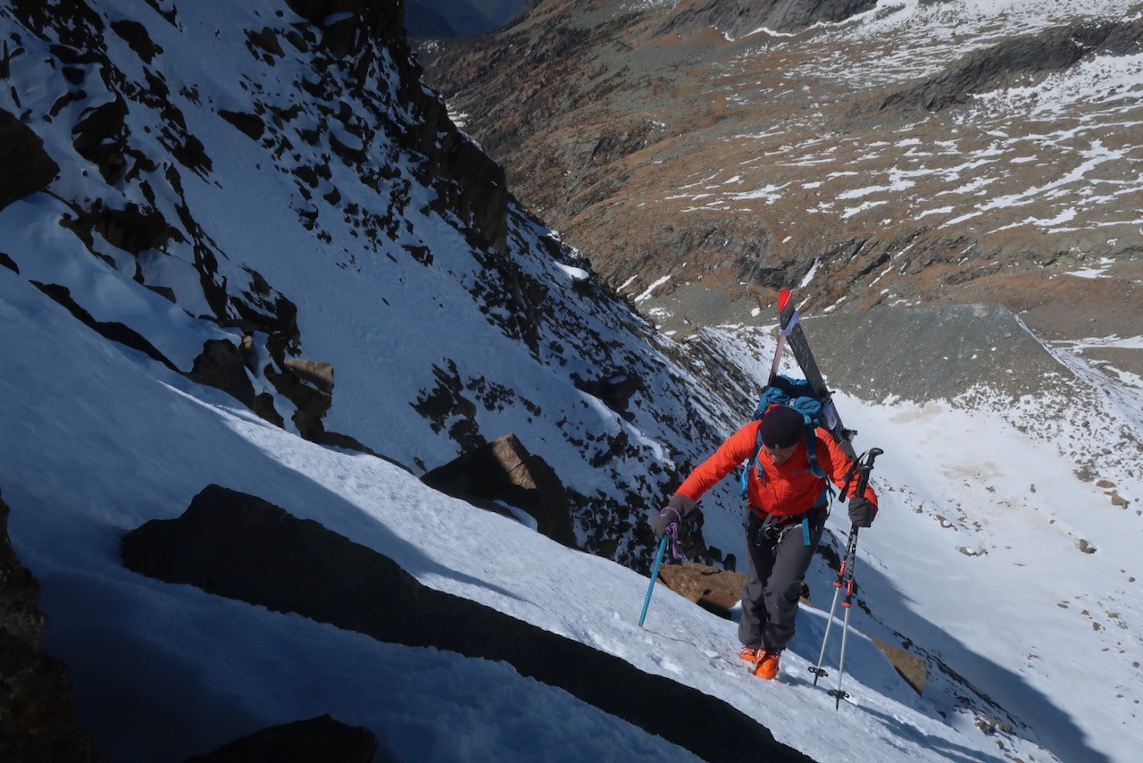 J3 Sortie du couloir vers la Disgrazia