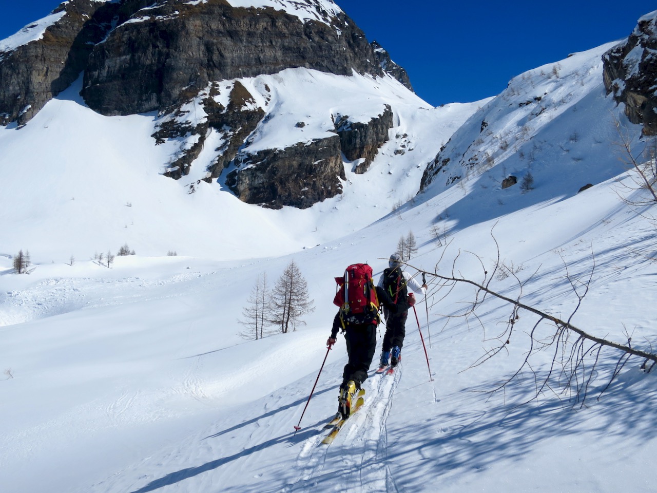 J2 - A & N avant la pente terminale vers le passo di Vallendra