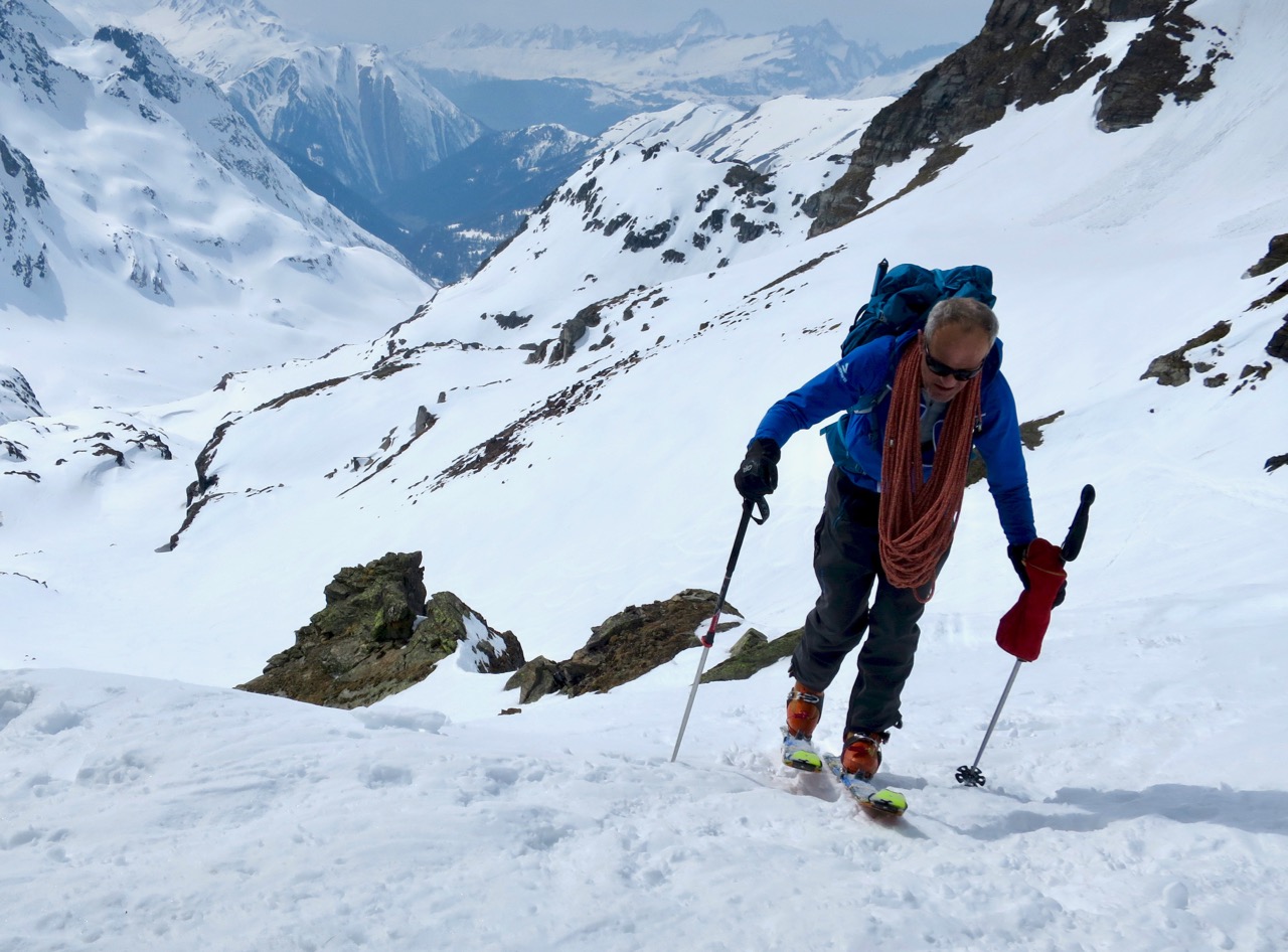 J3 - Thierry arrive à l'Eggerscharte Pass