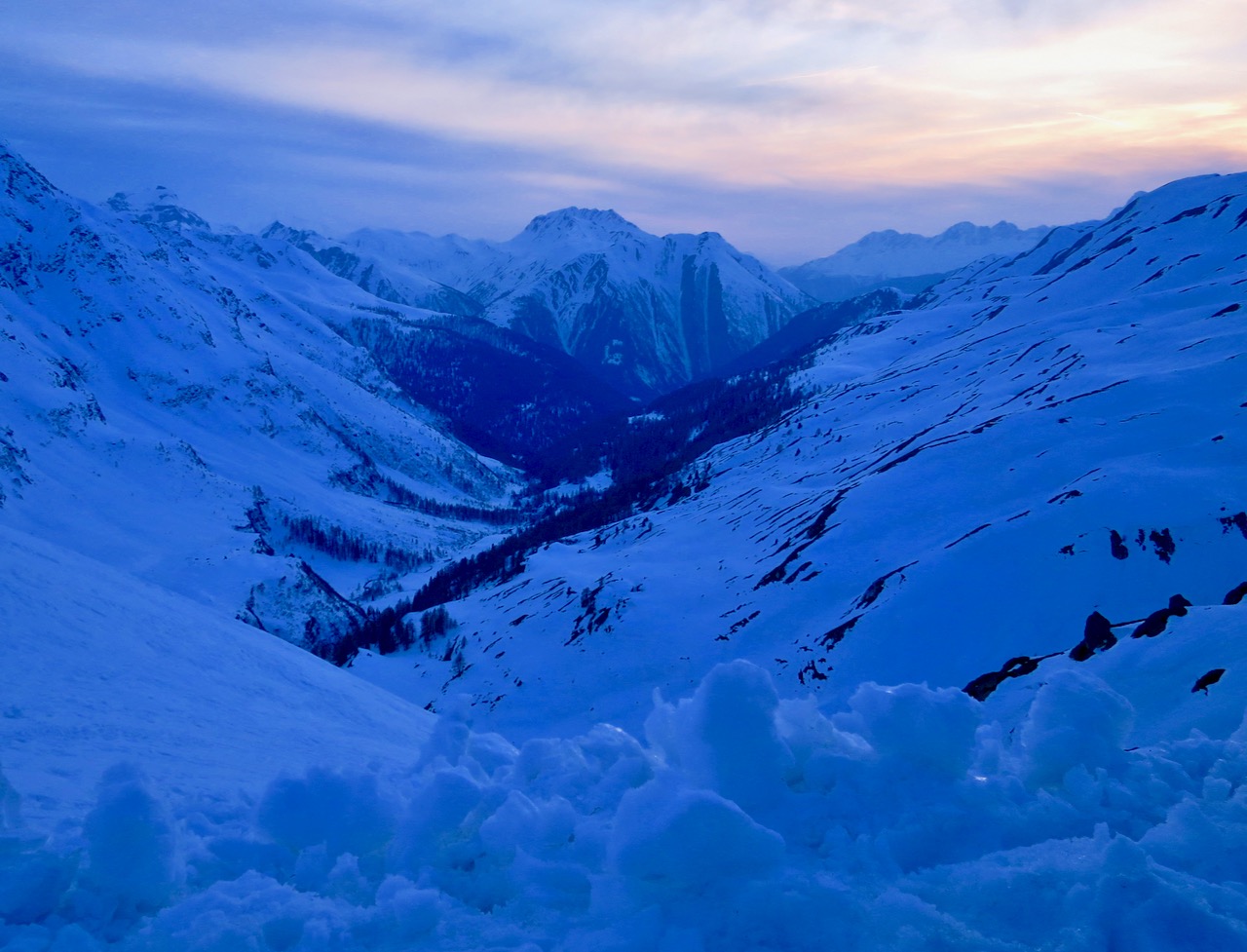 J3 - Vue sur Binntal depuis la cabane