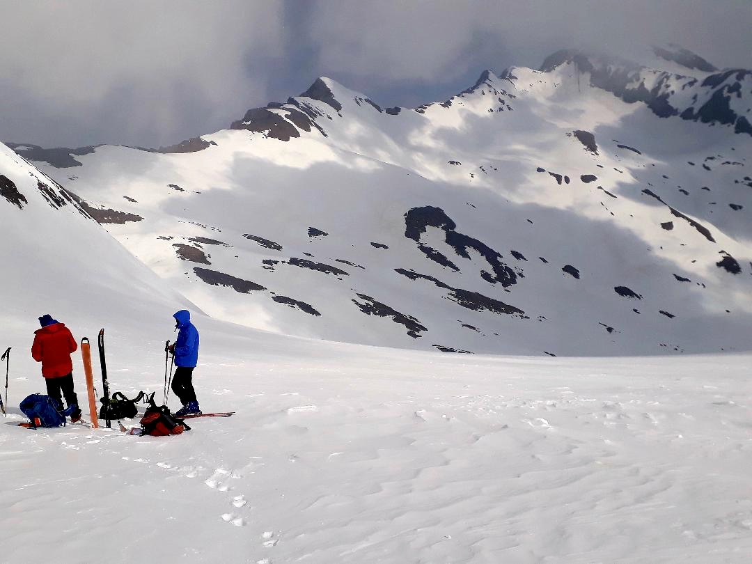 J4 - Après le sommet, descente du Hohsand gletsher