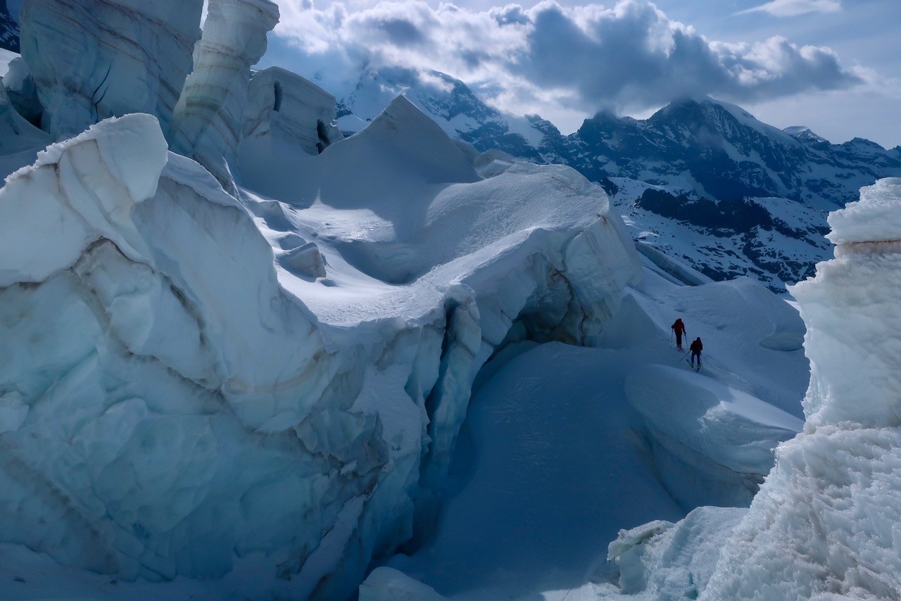 J5 Dans les séracs du Piz Palu