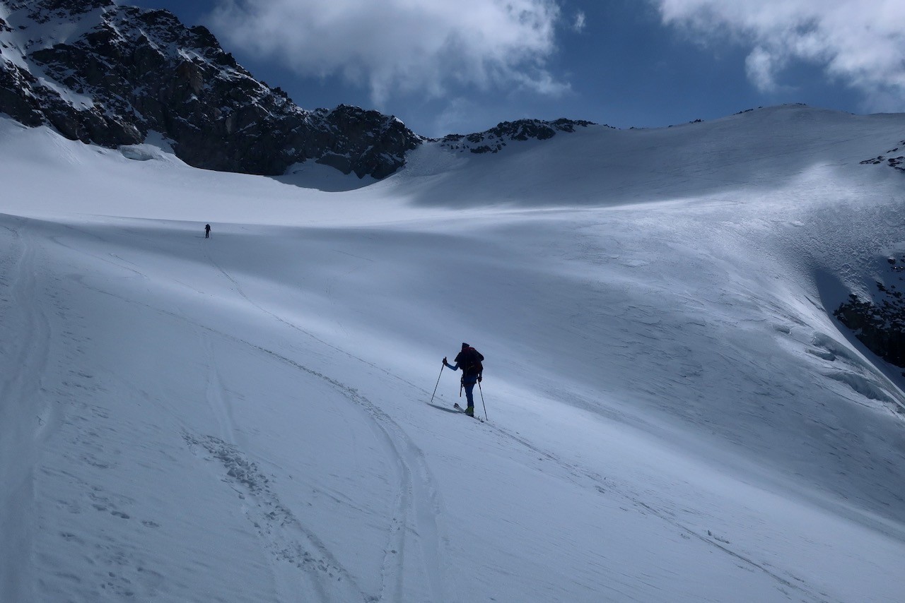 J6 On remet les skis sur le glacier de Misaun