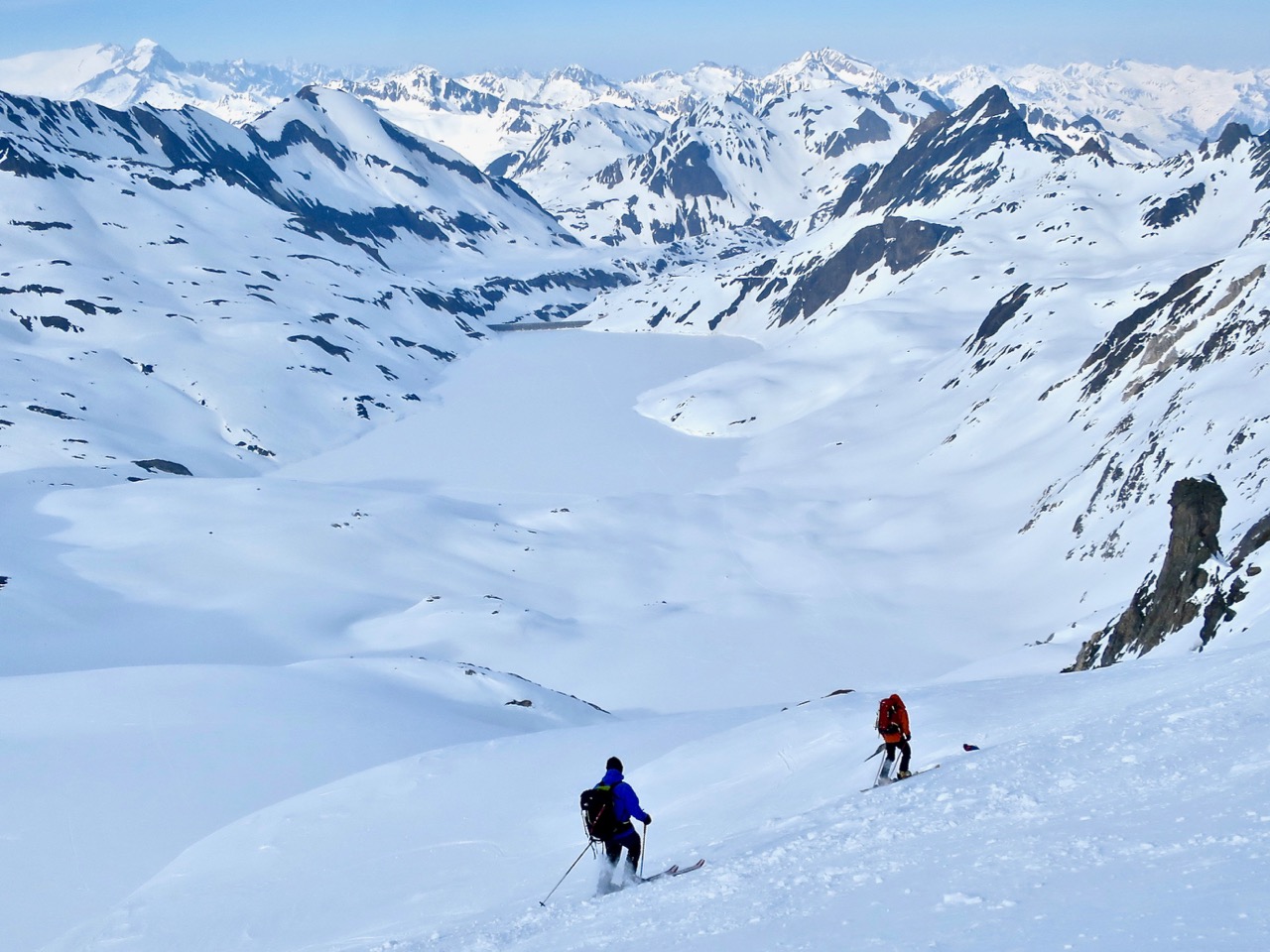 J3 - Descente vers l'Italie depuis la Punta d'arboga