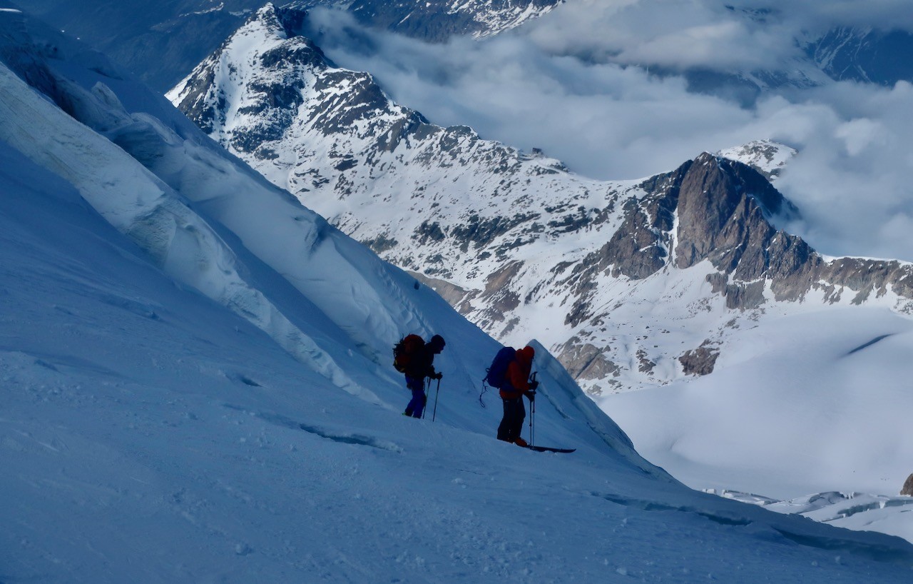 J5 On zigzague pour éviter les crevasses 