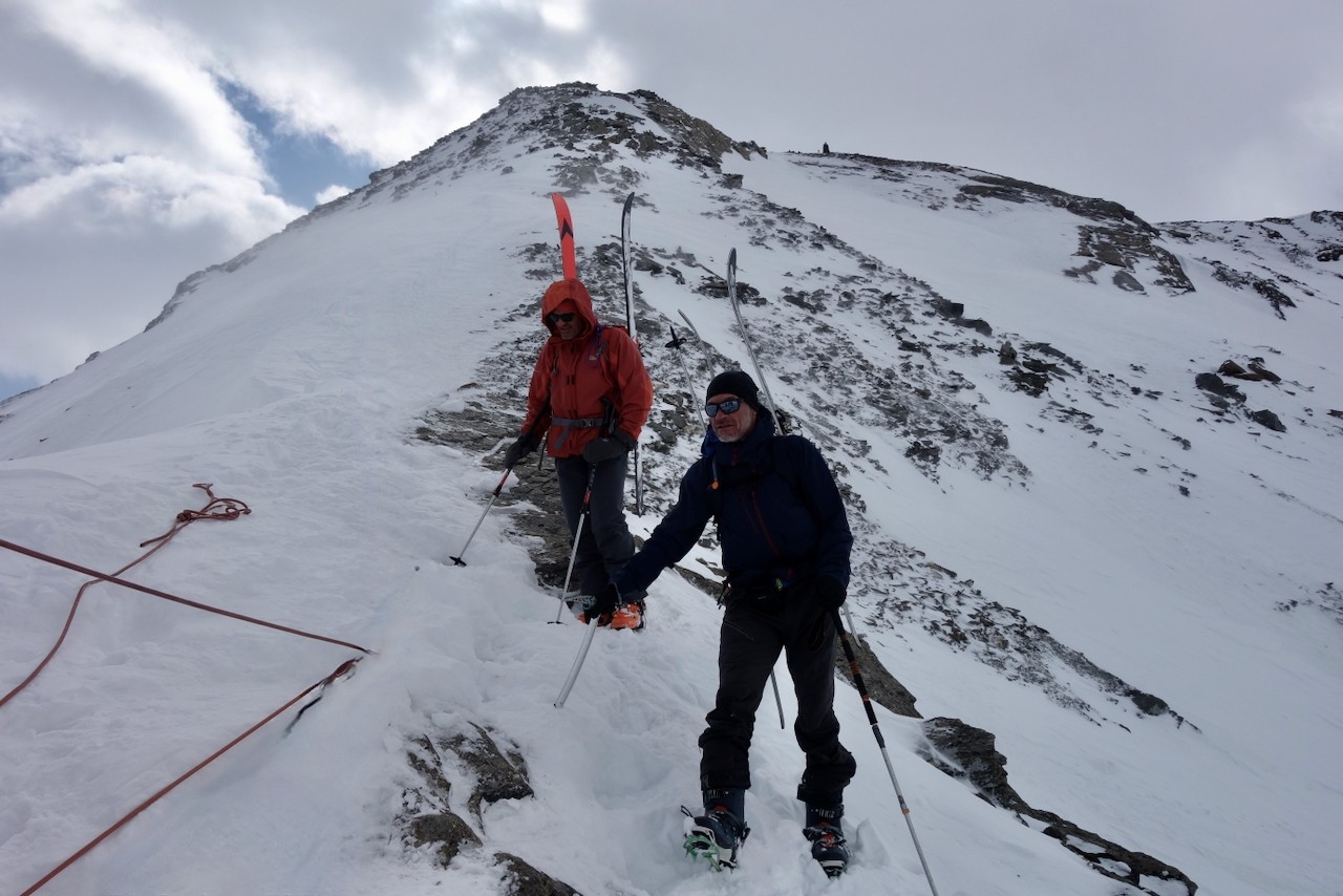 J8 Jean-Luc et Thierry descendent du sommet de l'Eiskogel