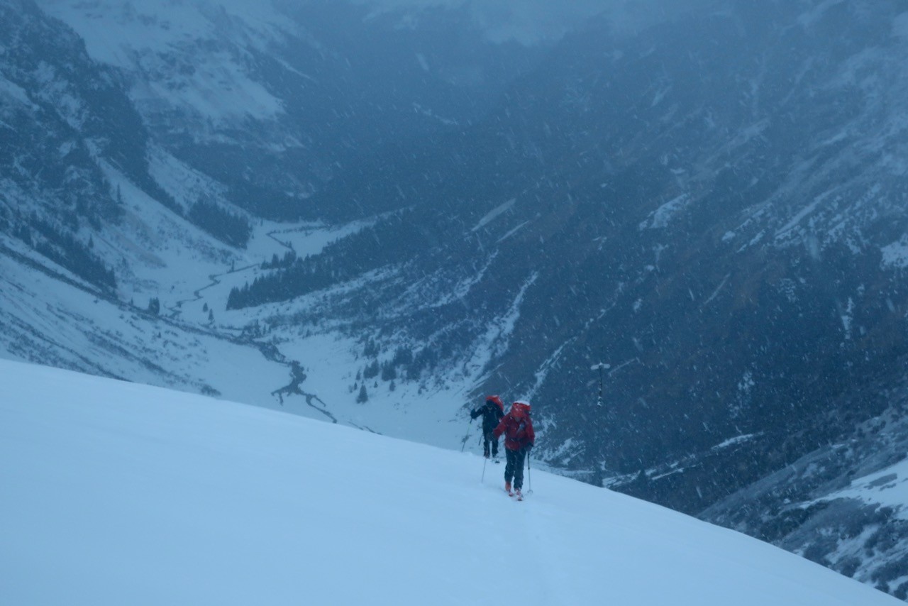 J1 Montée à la Silvrettahütte par mauvais temps