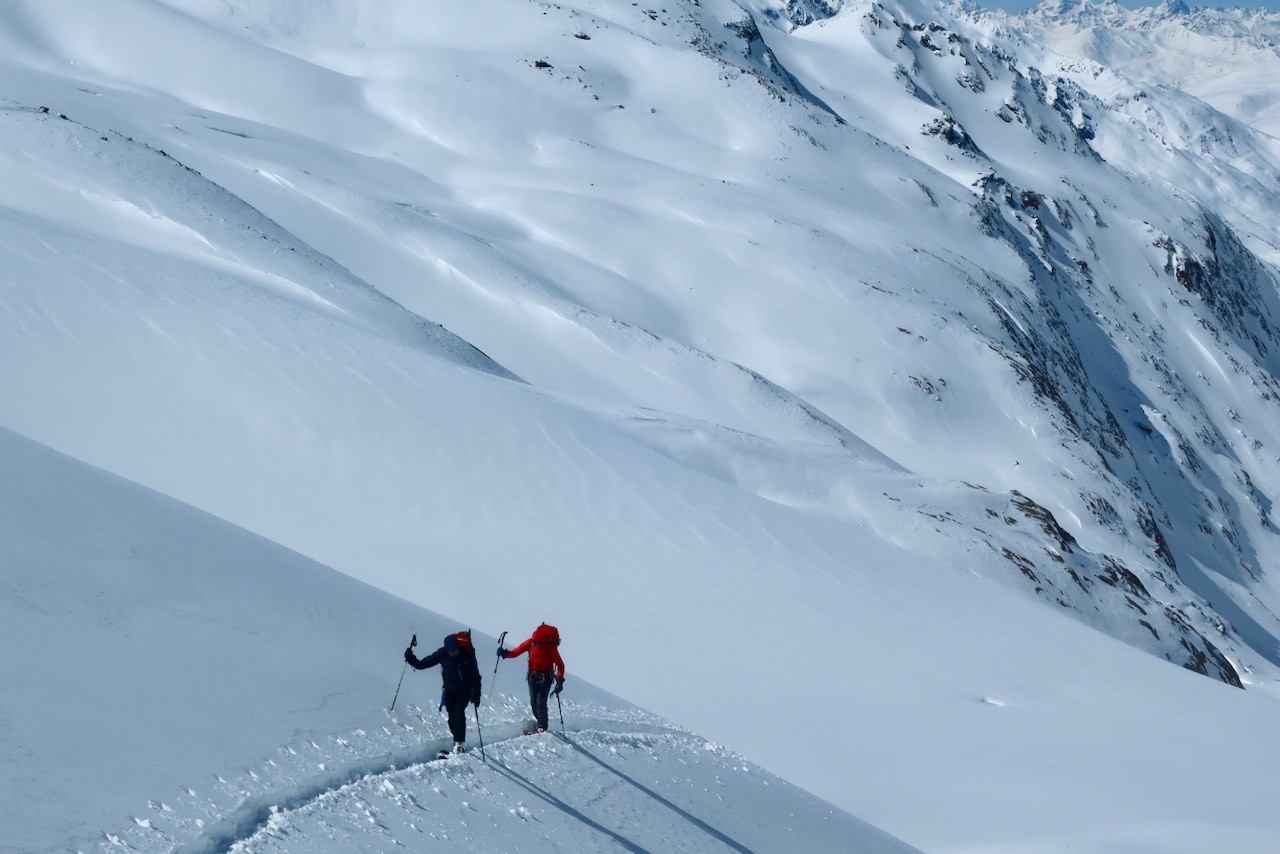 J5 Marche coordonnée sur le glacier du Langtauferer ferner