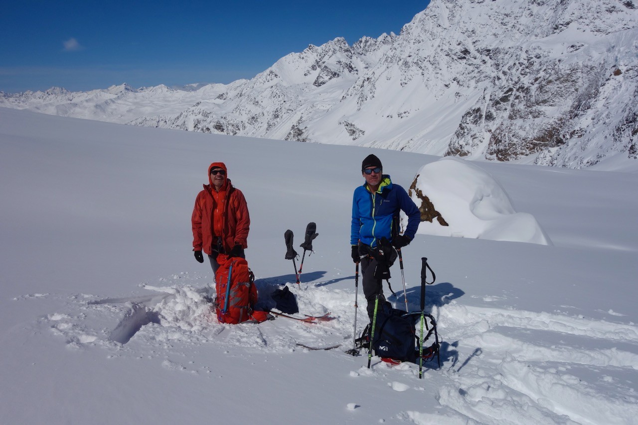 J5 Pause sur le glacier du Weisskugel