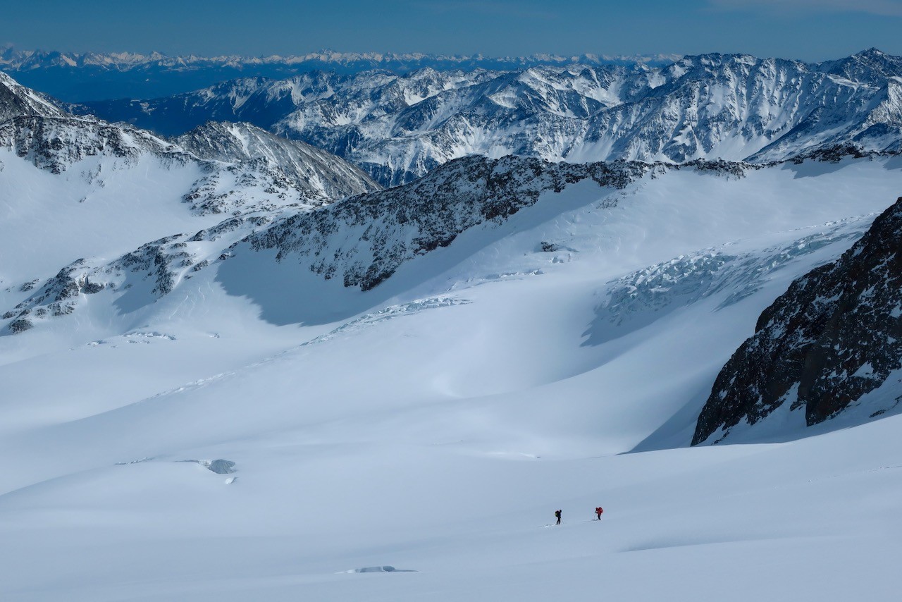 J5 On est seul sur l'immense glacier Hintereis Ferner