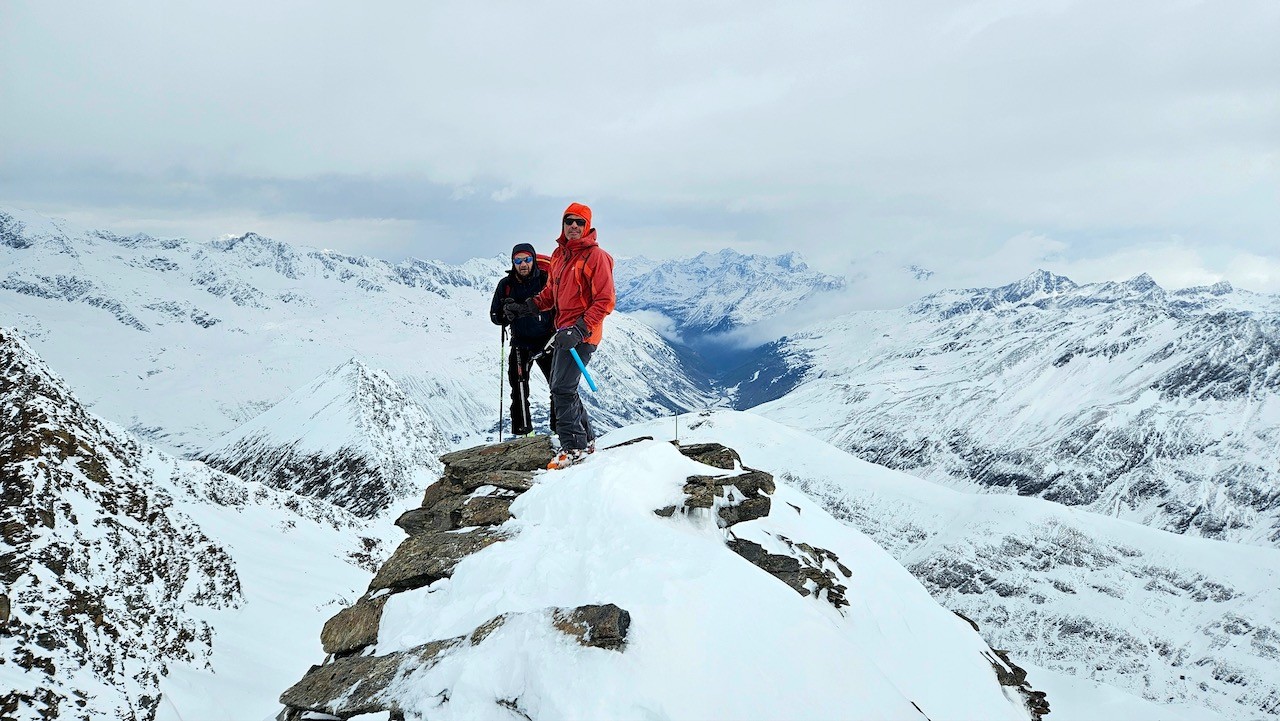 J8 Nicolas et Thierry au sommet de l'Eiskogel