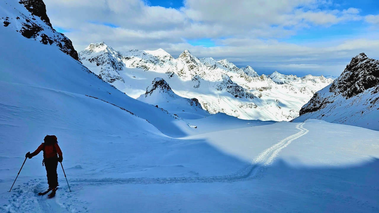 J3 Arrivée au Tiroler scharte