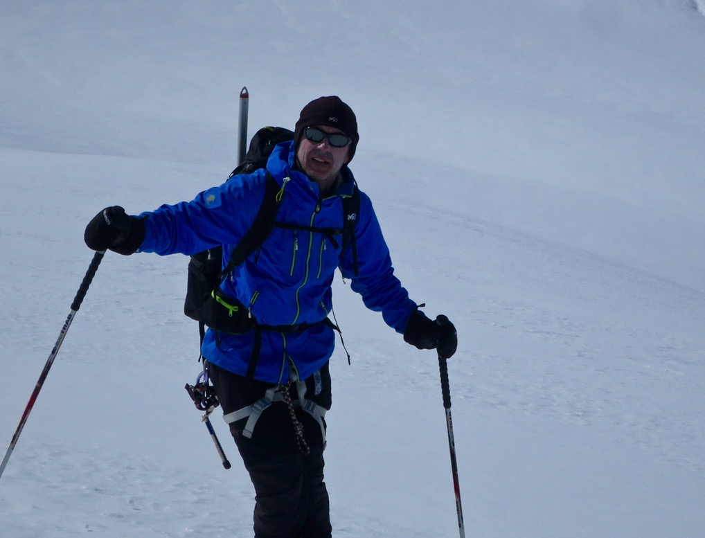 Antoine sur le glacier du Ruitor