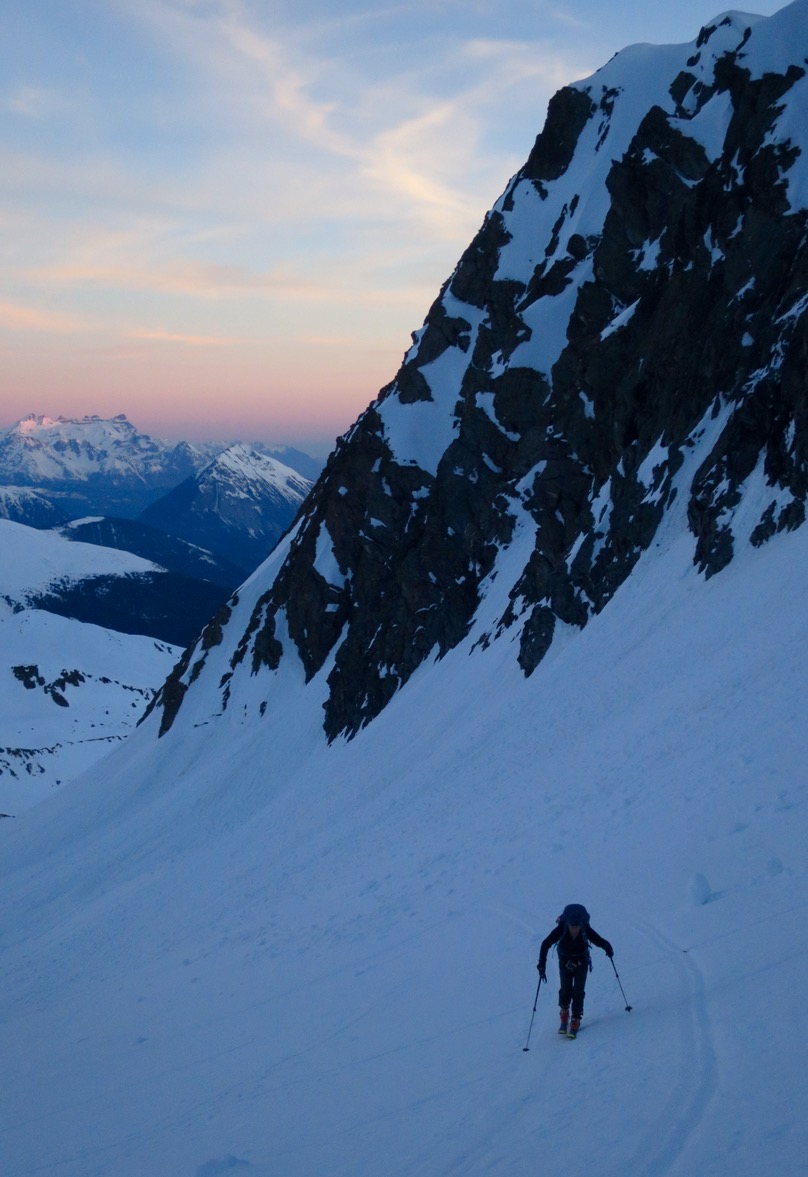 J5 - Levé de soleil sur glacier du Velan