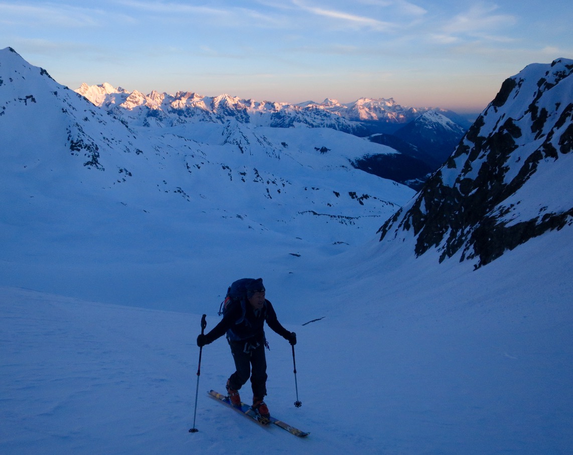 J5 - Levé de soleil sur le glacier de Velan