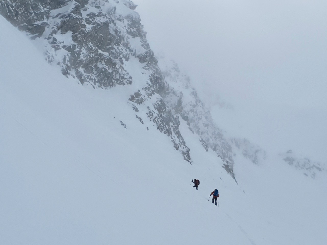 J3 Passage raide pour arriver sur le glacier de Ravetsch