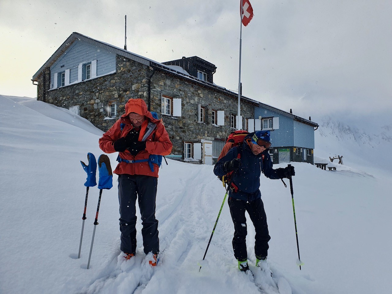 J4 Départ de la Camona di Maighels au petit matin