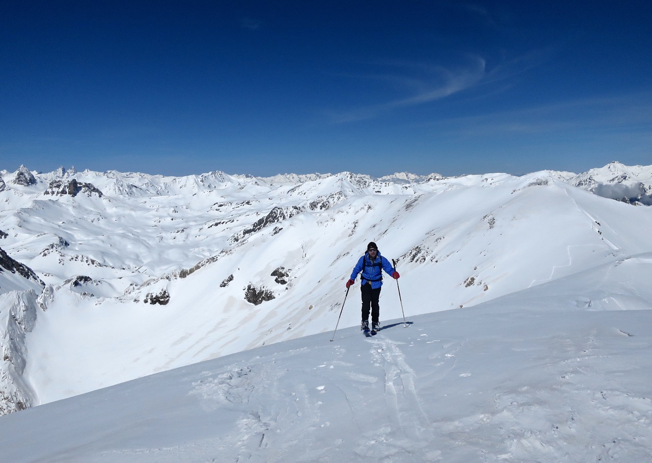 Arrivée au sommet
