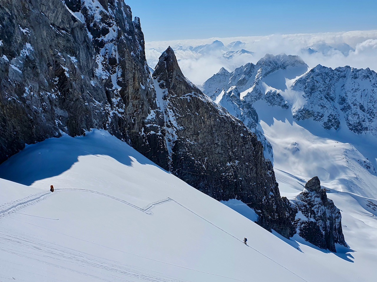 J6 Grande ambiance montagne  sur le glacier Gliems