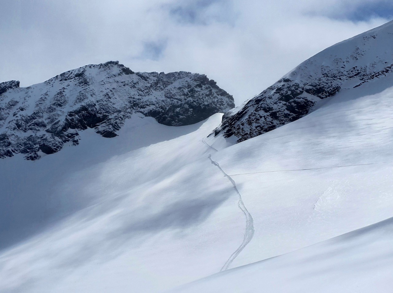 J6 On descend de la Porta de Gleimls sur le glacier du Tödi