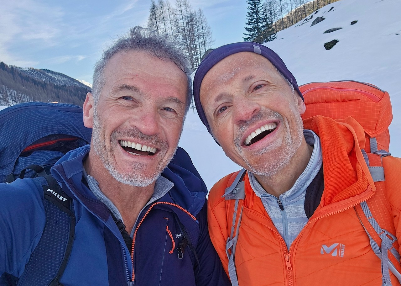 J7 Jean Luc et Thierry au départ de J7. 57 ans d'amitié !