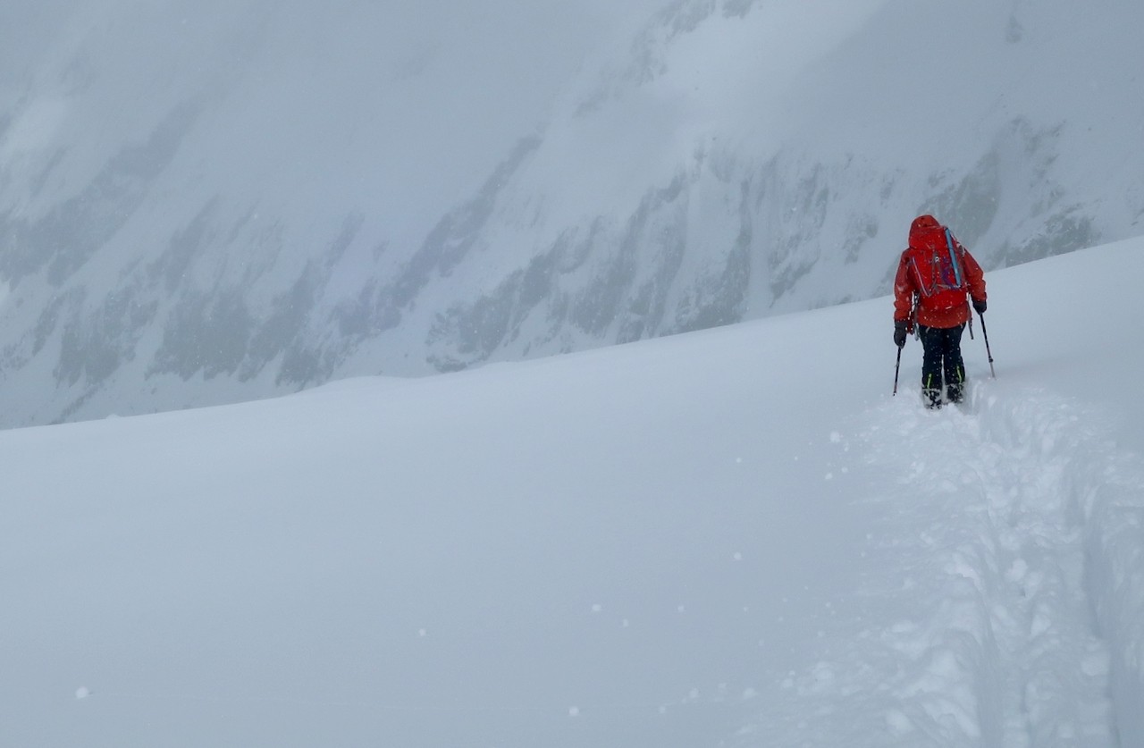 J8 Tellement de neige qu'on a du mal à glisser