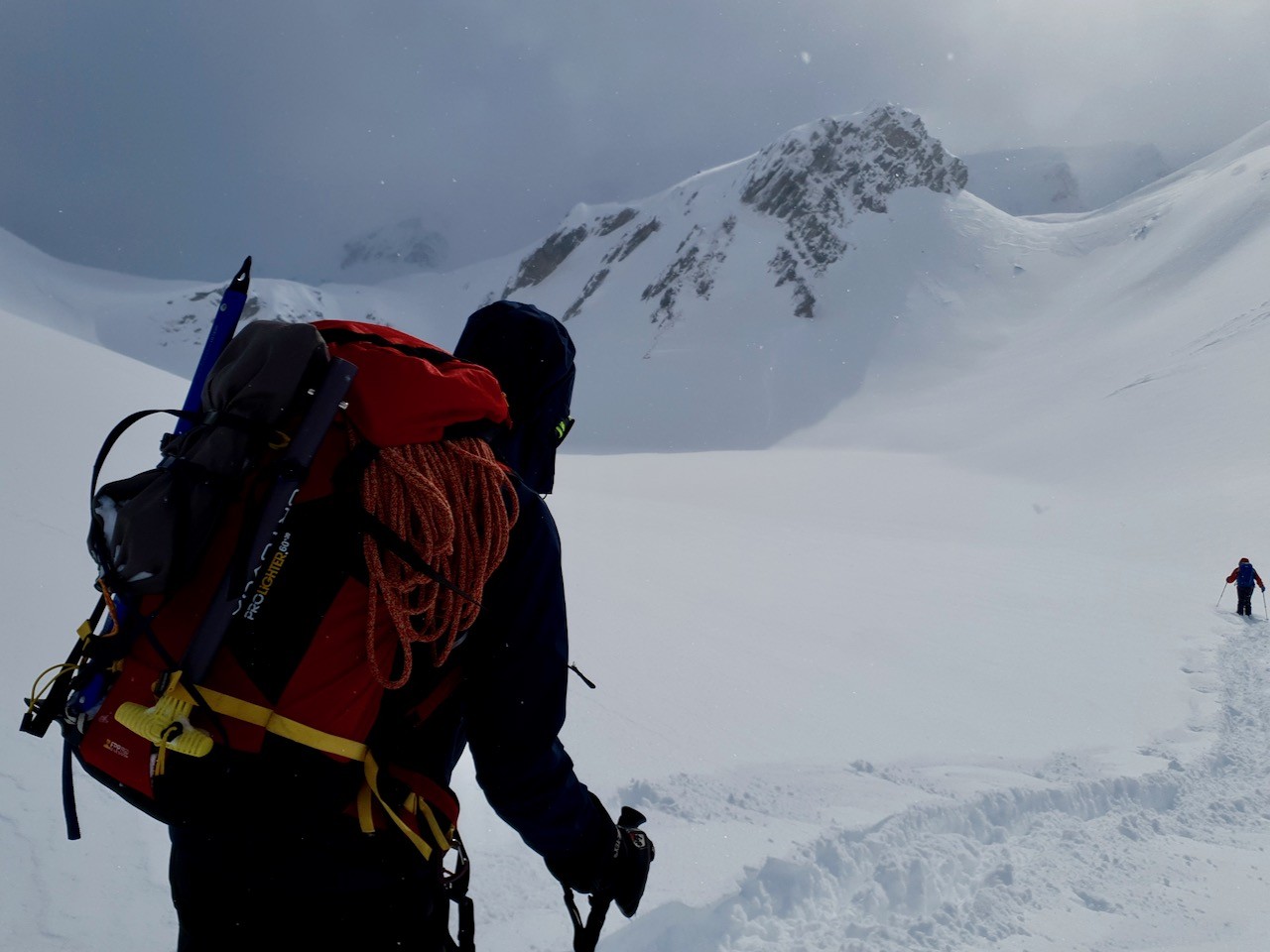 Sur le glacier de Maighels