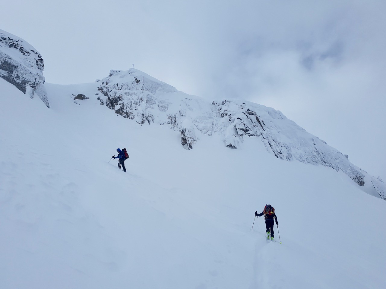 J3 arrivée vers le Piz Ravetsch