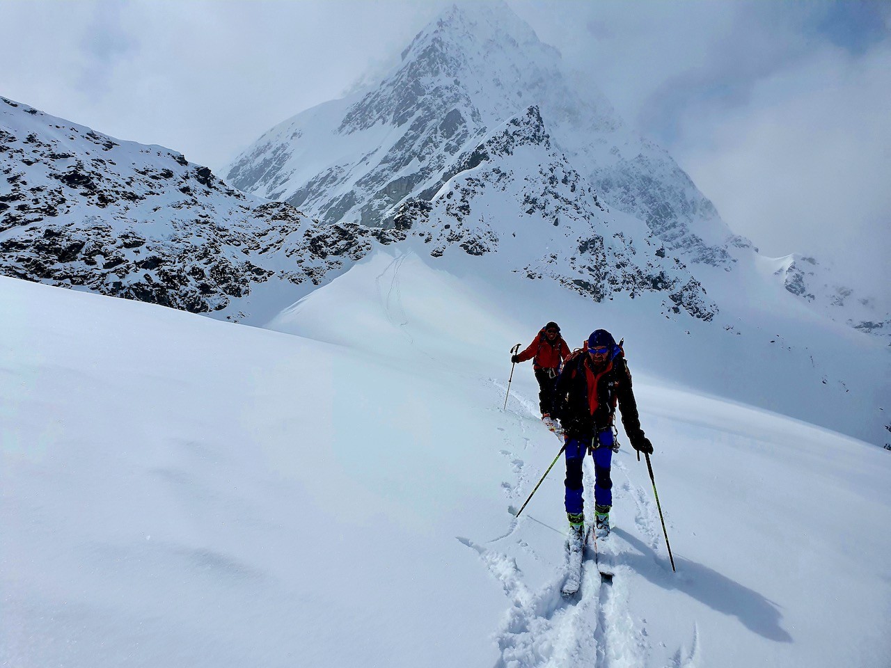 J5 Sur le glacier du Hufifirn après la brèche