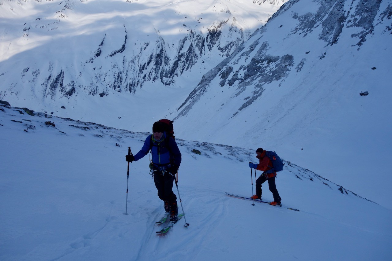 J6 1200 m de  montée  efficace avec les couteaux 