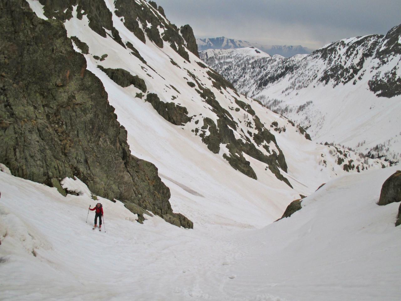 Montée au pas de la Fous