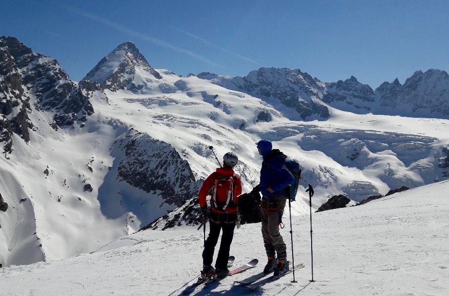 J7 - Coup d'oeil vers la dent d'Hérens. Petit regret, ce sera pour la prochaine fois.